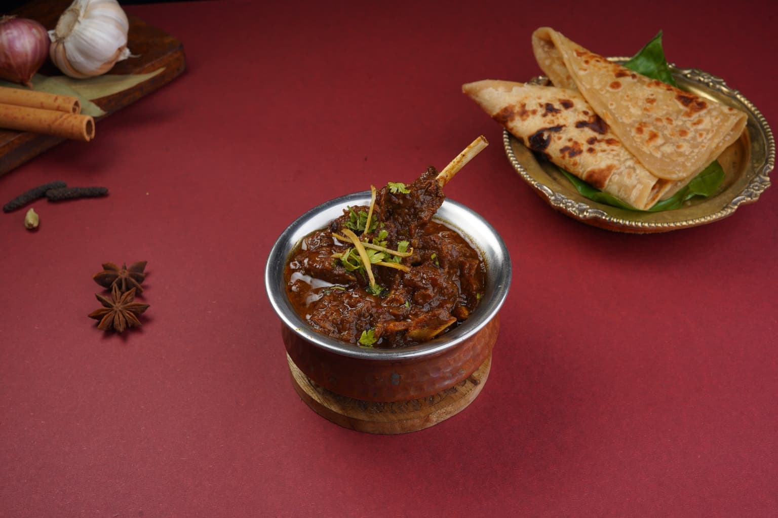 Champaran Mutton Tricone Paratha