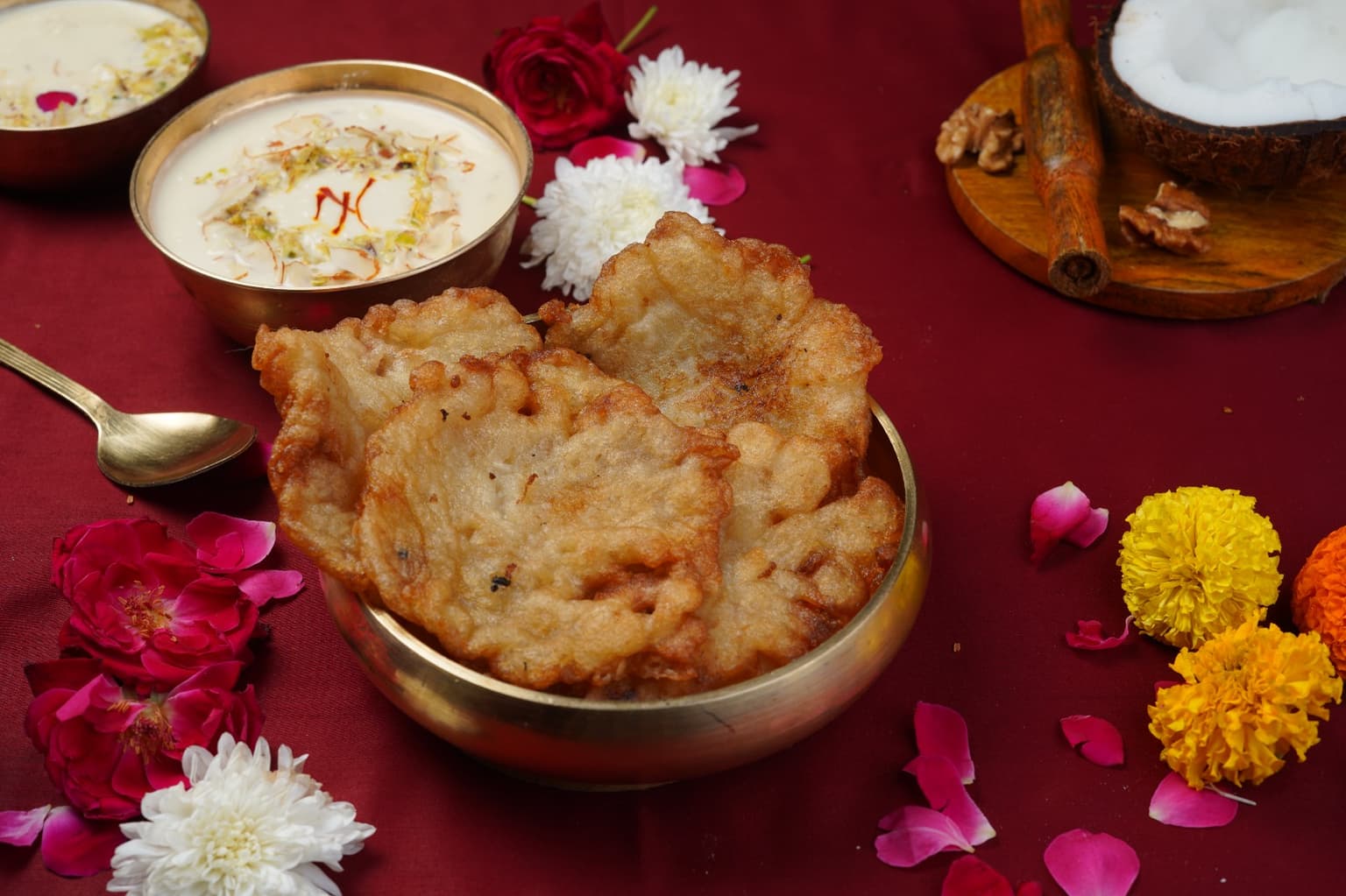 Malpua with Rabri